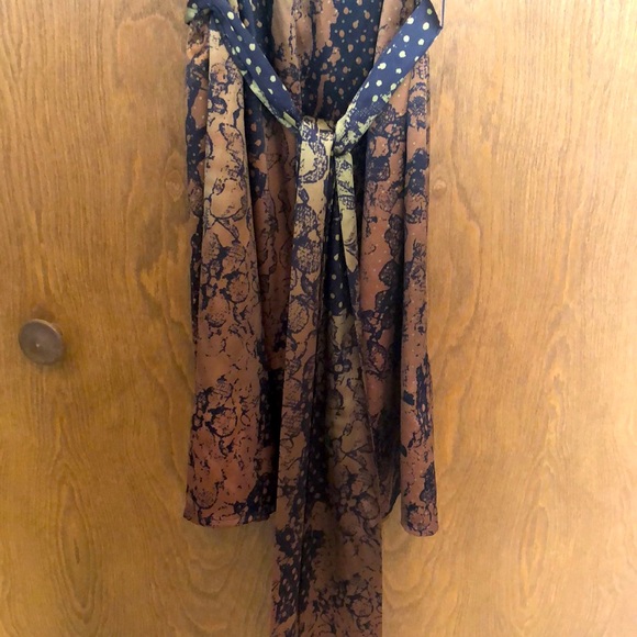 Patterned, cowl neck, sleeveless dress from The Limited, multicolored NWT - Picture 4 of 8